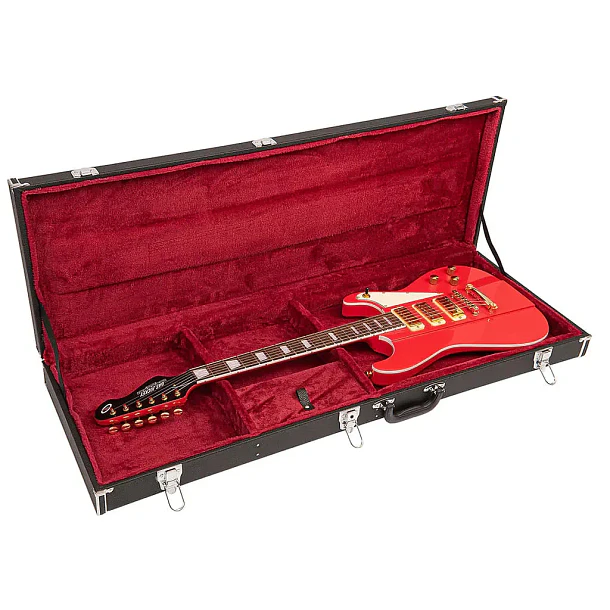 Vintage Joe Doe Gas Jockey Guitarra Eléctrica Edición Limitada Gas Pump Red Con Estuche Rígido JDV34 3