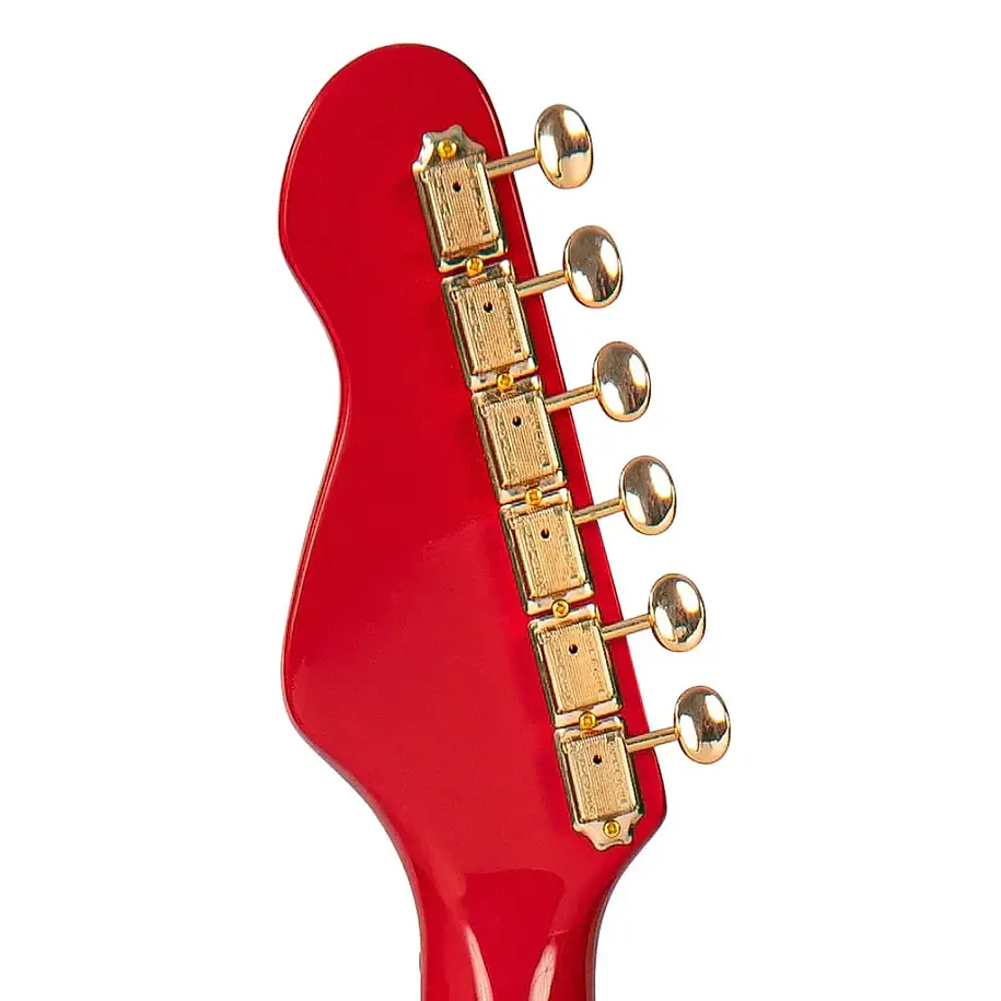 Vintage Joe Doe Gas Jockey Guitarra Eléctrica Edición Limitada Gas Pump Red Con Estuche Rígido JDV34 7
