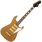Vintage Joe Doe Gas Jockey Guitarra Eléctrica Edición Limitada Sparkling Gold Sand 3 Mini Humbuckers Con Estuche Rígido JDV36 - Miniatura 1