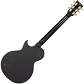 Vintage V100 ReIssued Guitarra Eléctrica Single Cut Boulevard Black Con Pastillas Wilkinson W90 Soapbar V100PBK - Thumbnail 2