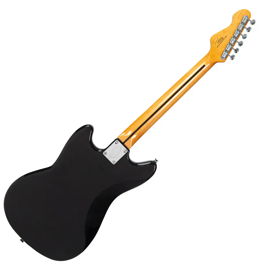Vintage REVO Colt HS Duo Guitarra Eléctrica Boulevard Black Pastillas Alan Entwistle HS Con Vibrato VRCT45BK 2
