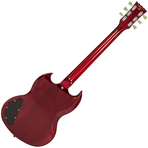 Vintage VS6 ReIssued Guitarra Eléctrica Doble Corte Cherry Con Humbuckers Wilkinson VS6CG 2