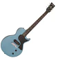 Vintage V120 ReIssued Guitarra Eléctrica Single Cut Gun Hill Blue Con Pastilla Wilkinson P90 V120GHB - Thumbnail 1