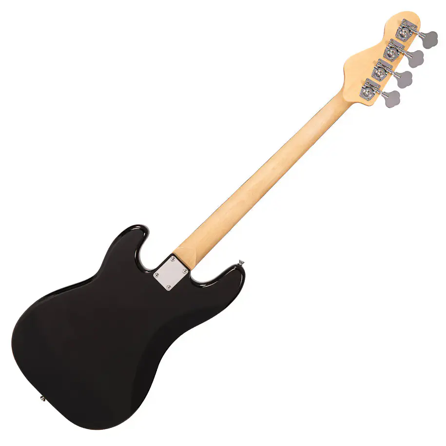 Vintage V40 Coaster Bajo Eléctrico 4 Cuerdas Gloss Black Pastilla Split Single Coil Alan Entwistle V40BLK 2
