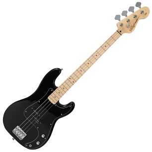 Vintage V40 Maple Coaster Bajo Eléctrico 4 Cuerdas Boulevard Black Diapasón de Arce Pastilla Alan Entwistle V40MBLK