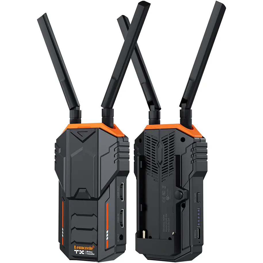 Lemorele R100 Kit Transmisor y Receptor de Video Inalámbrico HDMI Hasta 200 Metros Sin Baterías 2