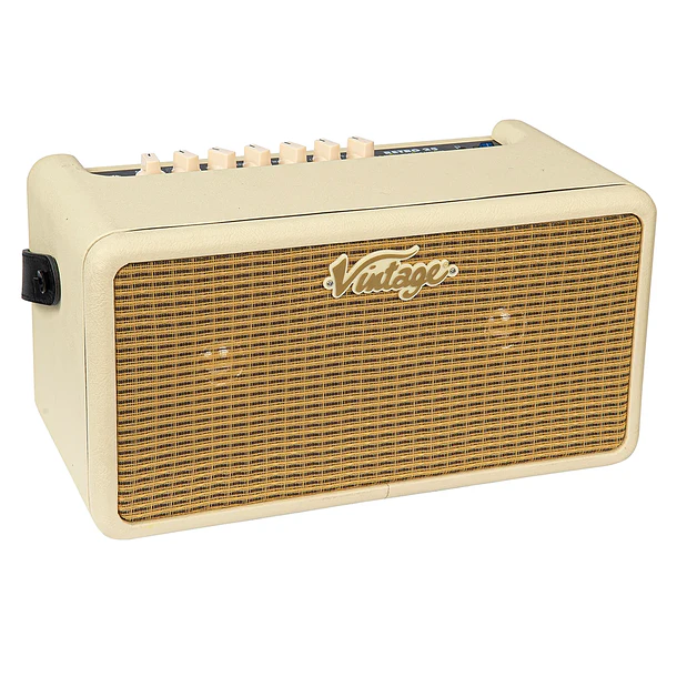 Vintage Retro 25 Amplificador Combo Guitarra Eléctrica 25W Vintage White Con Efectos y Grabación USB RETRO25VW 2