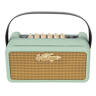 Vintage Retro 15 Amplificador Combo Guitarra Eléctrica 15W Mint Green Con Efectos y Grabación USB RETRO15GR
