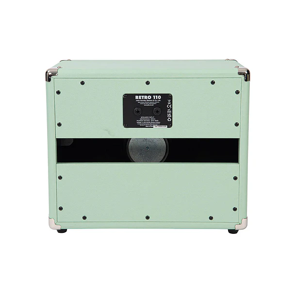 Vintage Retro 1x10 Gabinete de Extensión Guitarra Eléctrica Parlante 10 Pulgadas Mint Green RETRO110GR 2