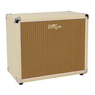 Vintage Retro 1x10 Gabinete de Extensión Guitarra Eléctrica Parlante 10 Pulgadas Vintage White RETRO110VW