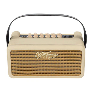 Vintage Retro 15 Amplificador Combo Guitarra Eléctrica 15W Vintage White Con Efectos y Grabación USB RETRO15VW