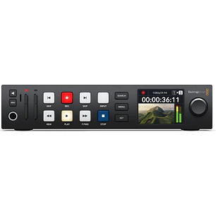 Blackmagic Design HyperDeck Studio HD Plus Grabador y Reproductor Broadcast 6G-SDI y HDMI 2.0 1/2 Rack HYPERD/ST/DCHP