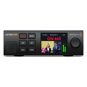 Blackmagic Design Streaming Encoder 4K Codificador de Streaming H.264 y H.265 con 12G-SDI BDLKWEB/D/SED4K
