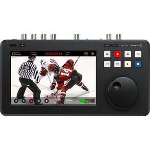 Blackmagic Design HyperDeck Shuttle 4K Pro Grabador y Reproductor 12G-SDI con Pantalla Táctil de 7