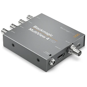 Blackmagic Design MultiView 4 HD Multivisor de 4 Entradas 3G-SDI con Salida SDI y HDMI HDL-MULTIP3G/04HD