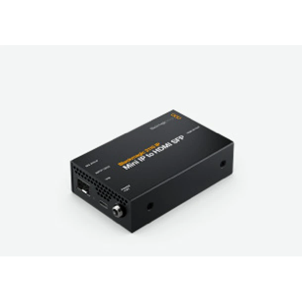 Blackmagic Design 2110 IP Mini IP to HDMI SFP Conversor SMPTE-2110 a HDMI por Fibra Óptica SFP hasta 2160p60 CONVNVIPE/IP/HDMISFP 2