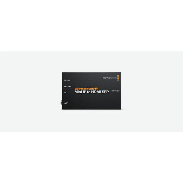 Blackmagic Design 2110 IP Mini IP to HDMI SFP Conversor SMPTE-2110 a HDMI por Fibra Óptica SFP hasta 2160p60 CONVNVIPE/IP/HDMISFP 3