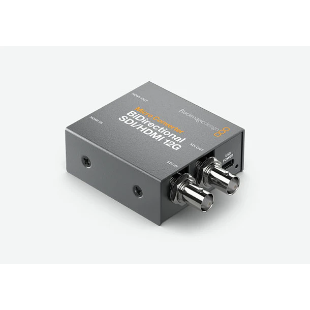 Blackmagic Design Micro Converter BiDirect SDI/HDMI 12G Conversor Bidireccional 4K60 con Fuente de Poder CONVBDC/SDI/HDMI12GP 2