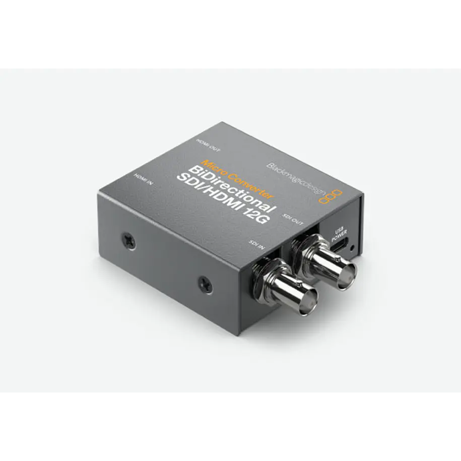 Blackmagic Design Micro Converter BiDirect SDI/HDMI 12G Conversor Bidireccional 4K60 con Fuente de Poder CONVBDC/SDI/HDMI12GP 2