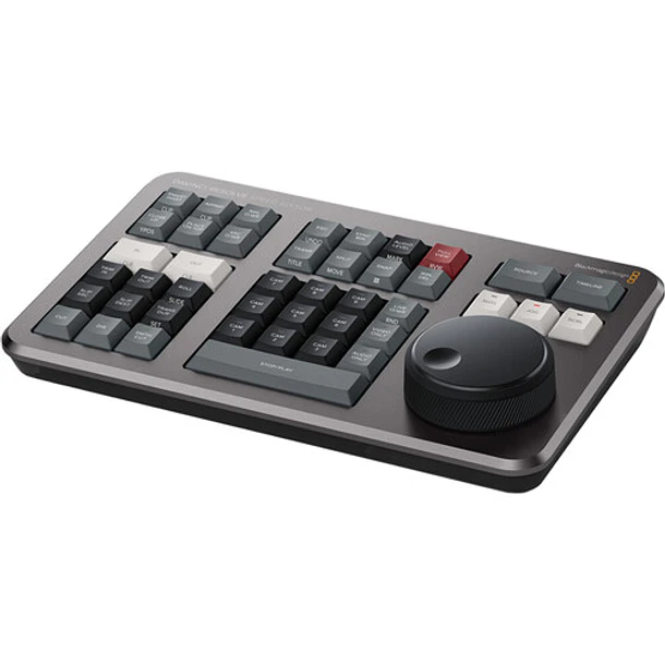 Blackmagic Design DaVinci Resolve Speed Editor Teclado de Edición Bluetooth con Dial de Búsqueda y Licencia DaVinci Resolve Studio DV/RES/BBPNLMLEKA 1