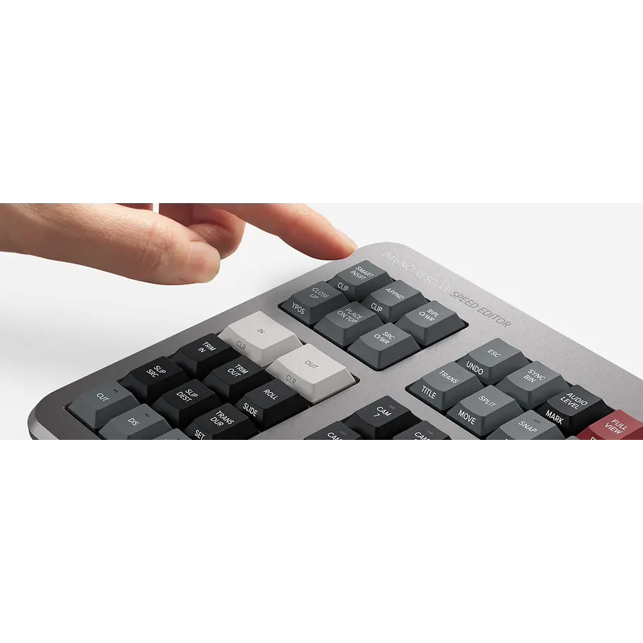 Blackmagic Design DaVinci Resolve Speed Editor Teclado de Edición Bluetooth con Dial de Búsqueda y Licencia DaVinci Resolve Studio DV/RES/BBPNLMLEKA 6
