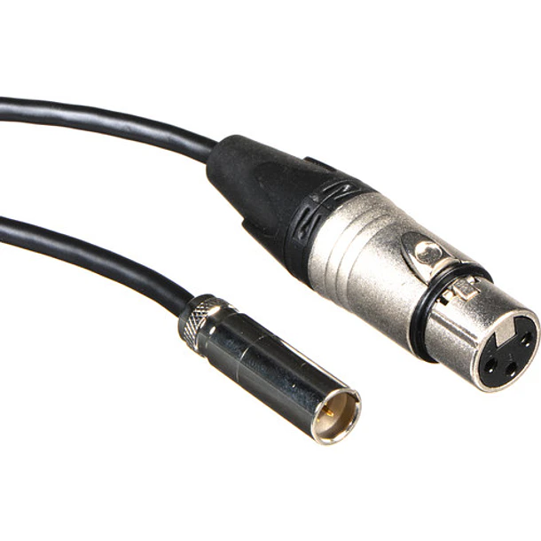 Blackmagic Design Mini XLR Cable Set de 2 Cables Mini XLR a XLR Para Video Assist 4K y Pocket Cinema Camera HYPERD/AXLRMINI2 1