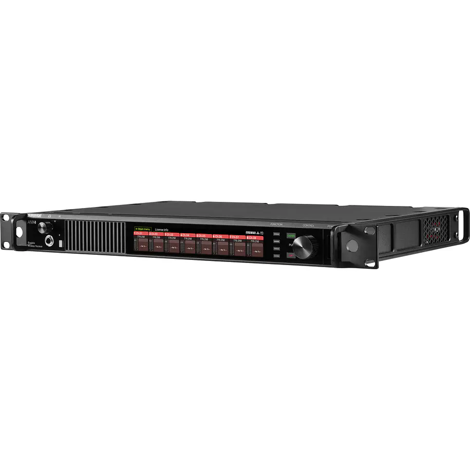 Shure ANX4 Receptor Inalámbrico Multicanal Escalable Para Axient Digital y ULX-D ANX4US 1