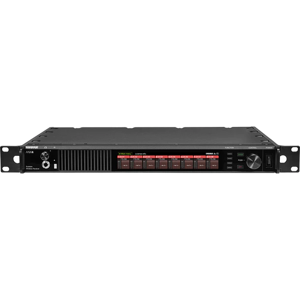 Shure ANX4 Receptor Inalámbrico Multicanal Escalable Para Axient Digital y ULX-D ANX4US 2