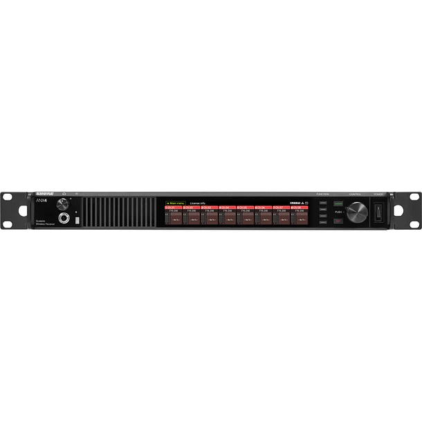 Shure ANX4 Receptor Inalámbrico Multicanal Escalable Para Axient Digital y ULX-D ANX4US 3