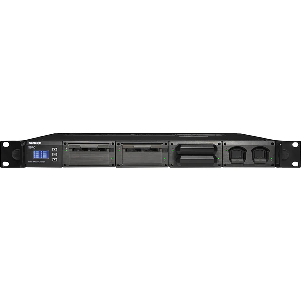 Shure SBRC-US Cargador de Baterías en Rack Para Hasta 8 Baterías Li-Ion Versión Enchufe US 2