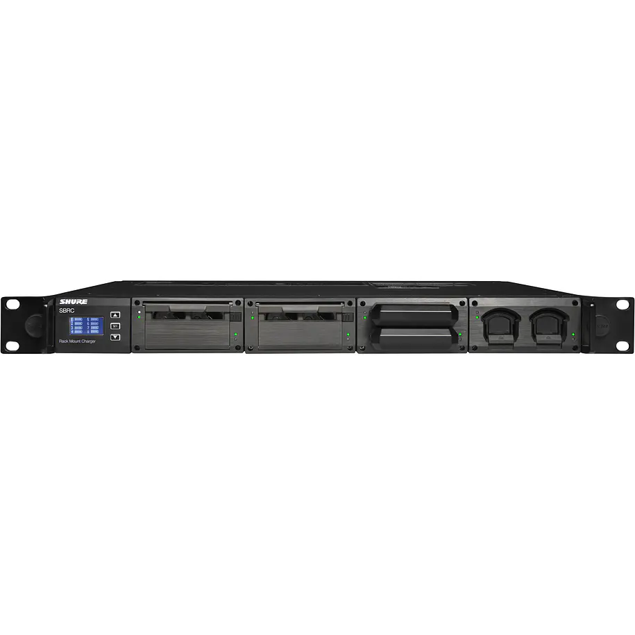 Shure SBRC-US Cargador de Baterías en Rack Para Hasta 8 Baterías Li-Ion Versión Enchufe US 2