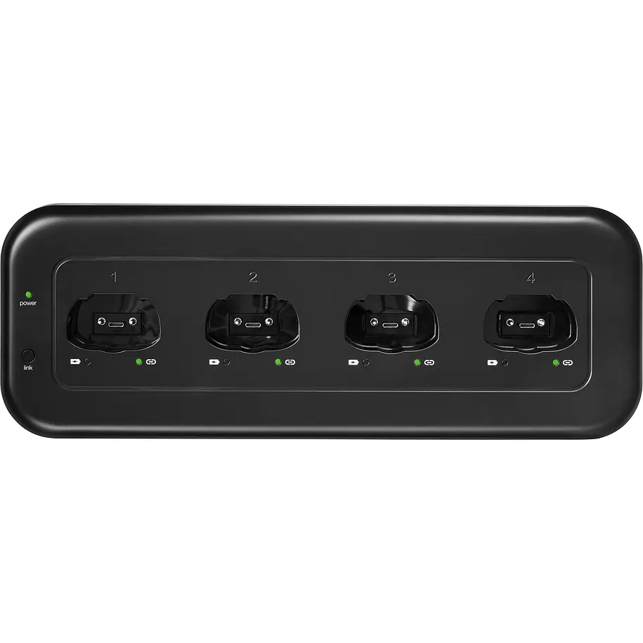 Shure MXWNDX4 Estación de Carga en Red de 4 Puertos Para Transmisores MXW neXt de Petaca, Mano y Superficie 2