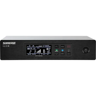 Shure QLXD4-G50 Receptor Inalámbrico Digital QLX-D de un Canal Banda G50 470-534 MHz