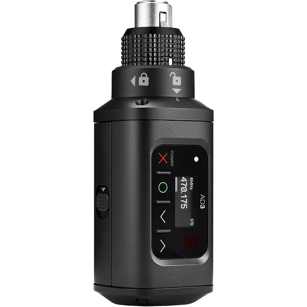 Shure AD3-G57 Transmisor Plug-On Inalámbrico Axient Digital Para Micrófonos XLR Banda G57 470-616 MHz 1
