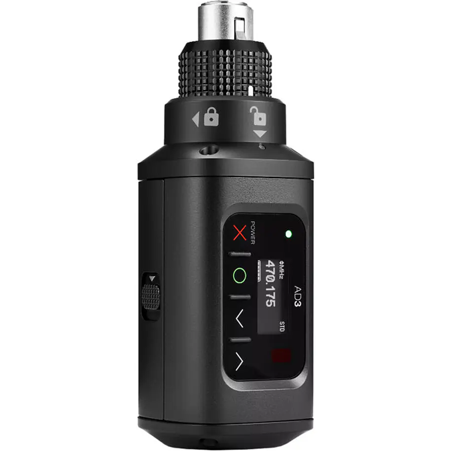 Shure AD3-G57 Transmisor Plug-On Inalámbrico Axient Digital Para Micrófonos XLR Banda G57 470-616 MHz 1