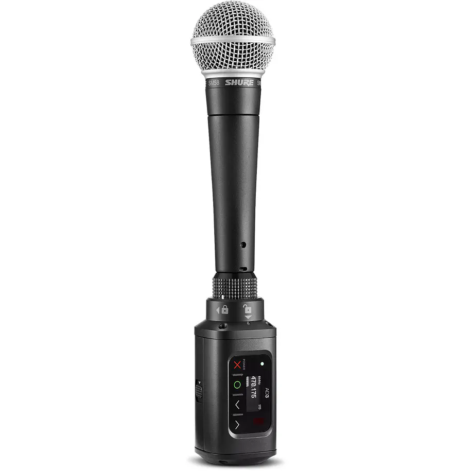 Shure AD3-G57 Transmisor Plug-On Inalámbrico Axient Digital Para Micrófonos XLR Banda G57 470-616 MHz 2