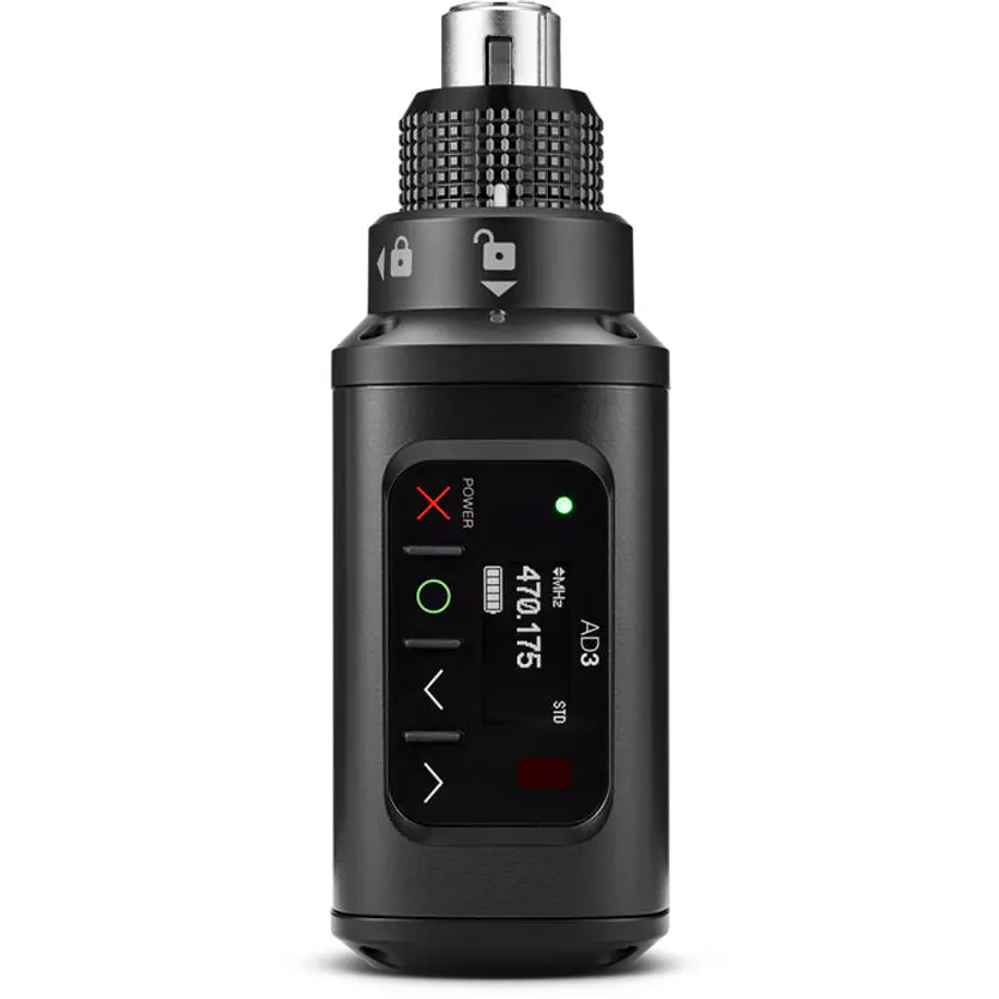 Shure AD3-G57 Transmisor Plug-On Inalámbrico Axient Digital Para Micrófonos XLR Banda G57 470-616 MHz 7