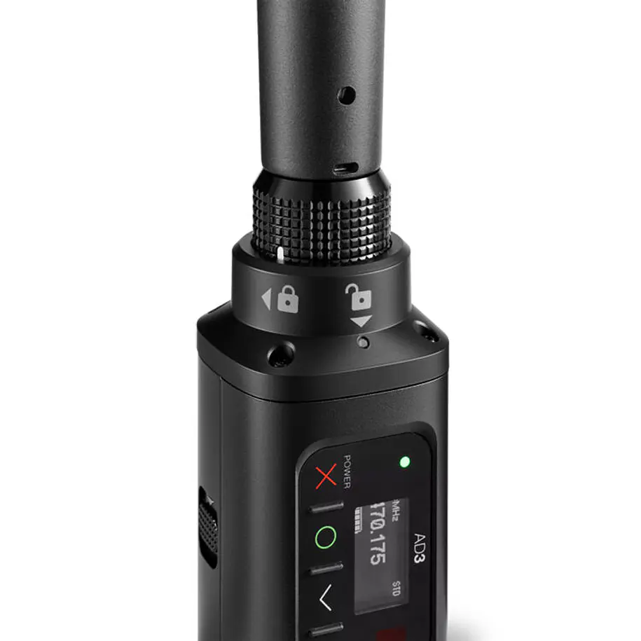 Shure AD3-G57 Transmisor Plug-On Inalámbrico Axient Digital Para Micrófonos XLR Banda G57 470-616 MHz 8