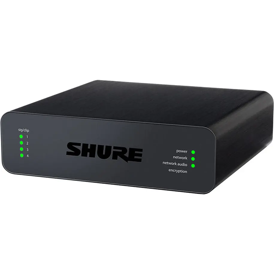 Shure ANI4OUT-XLR Interfaz Dante a 4 Salidas XLR Microflex Advance 1