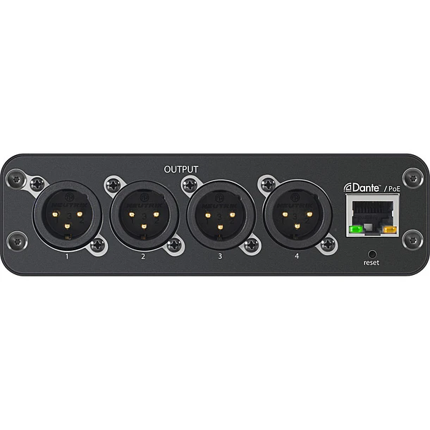 Shure ANI4OUT-XLR Interfaz Dante a 4 Salidas XLR Microflex Advance 2