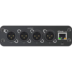 Shure ANI4OUT-XLR Interfaz Dante a 4 Salidas XLR Microflex Advance