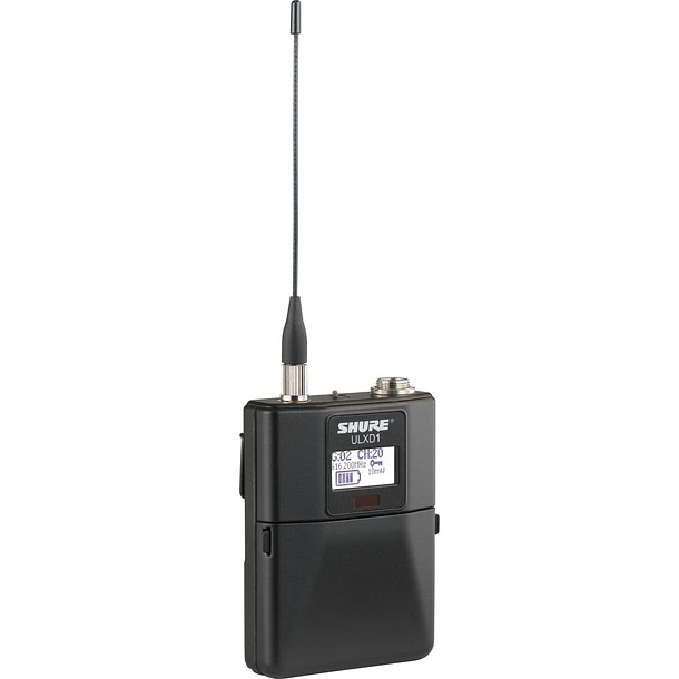 Shure ULXD1 Transmisor Bodypack Inalámbrico Digital Banda G57 (ULXD1=-G57) 1