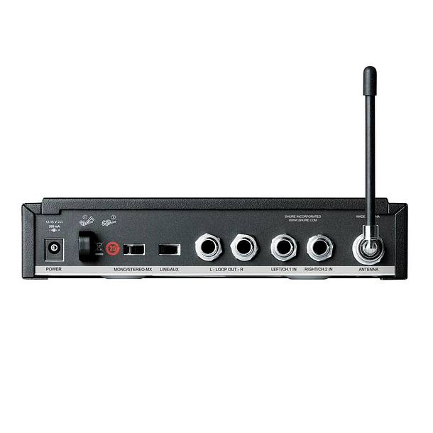 Shure P3T=-K12 Transmisor Inalámbrico PSM 300 Para Monitoreo In-Ear Estéreo Banda K12 614-638 MHz 2
