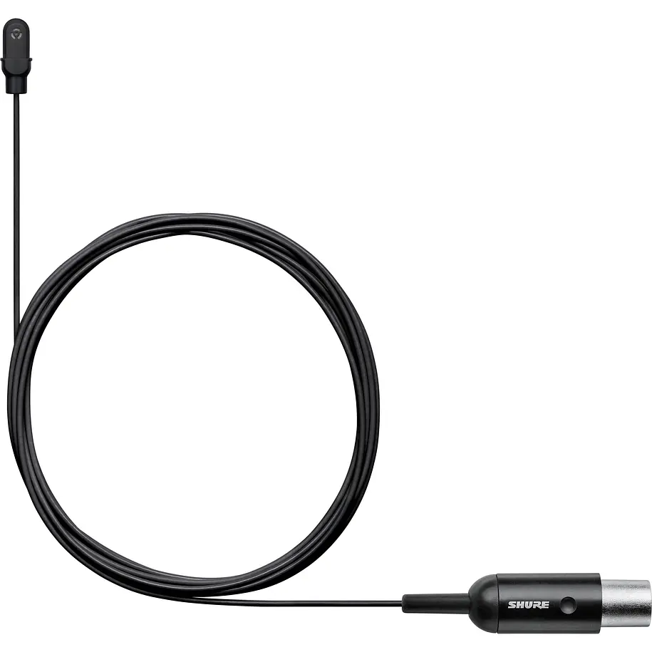 Shure DL4B/O-MTQG-A Micrófono de Solapa DuraPlex Omnidireccional Resistente al Agua IP57 TA4F Negro 2