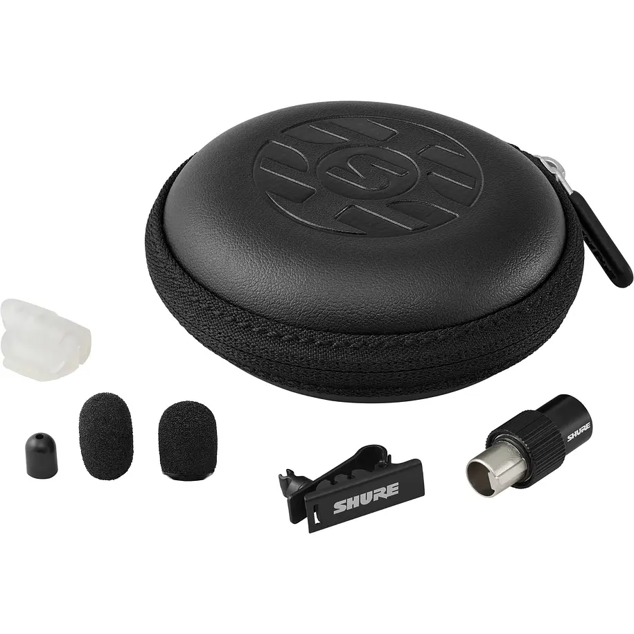 Shure DL4B/O-MTQG-A Micrófono de Solapa DuraPlex Omnidireccional Resistente al Agua IP57 TA4F Negro 3
