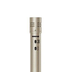 Shure KSM137/SL Micrófono de Condensador Para Instrumentos Diafragma Pequeño Cardioide