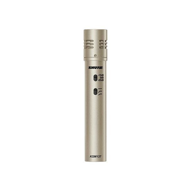 Shure KSM137/SL Micrófono de Condensador Para Instrumentos Diafragma Pequeño Cardioide 2