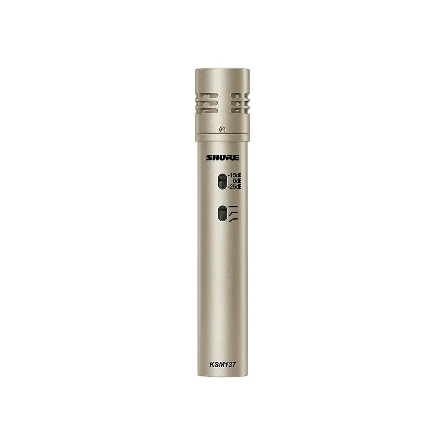 Shure KSM137/SL Micrófono de Condensador Para Instrumentos Diafragma Pequeño Cardioide 2