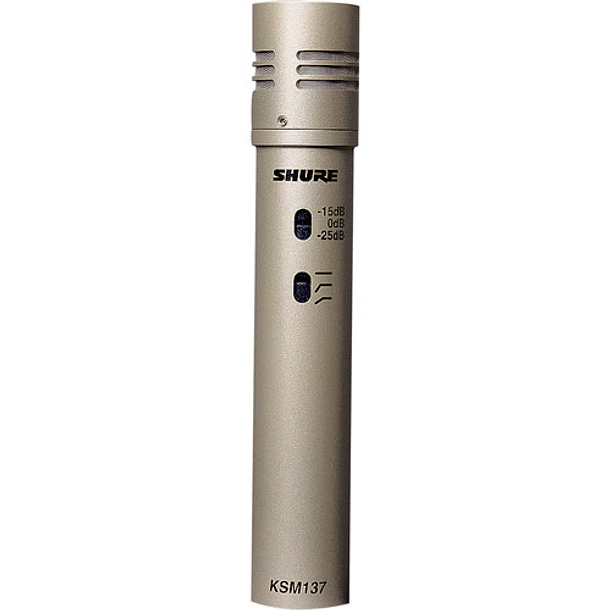 Shure KSM137/SL Micrófono de Condensador Para Instrumentos Diafragma Pequeño Cardioide 4
