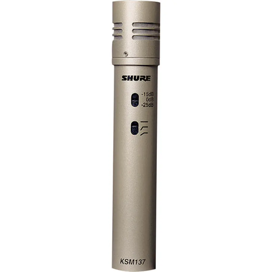 Shure KSM137/SL Micrófono de Condensador Para Instrumentos Diafragma Pequeño Cardioide 4